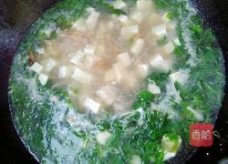 荠菜豆腐汤的做法图解13