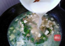 荠菜豆腐汤的做法图解14