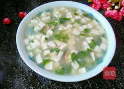 荠菜豆腐汤的做法图解18