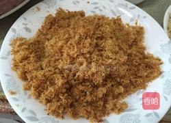 宝宝开心拍拍双色肉松（面包机版）的做法图解9