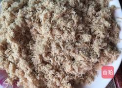 宝宝开心拍拍双色肉松（面包机版）的做法图解8