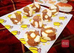 沙拉肉松双色海绵蛋糕卷的做法图解31