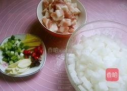 萝卜肉丁捞面的做法图解3