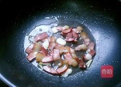 荷兰豆炒腊肉的做法图解4
