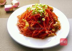 胡萝卜炒肉丝的做法图解9