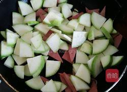 清炒西葫芦火腿片的做法图解5