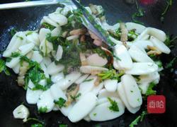 荠菜肉丝炒年糕的做法图解14