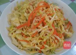 素炒卷心菜的做法图解5