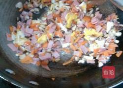 香菇火腿蛋炒饭的做法图解3