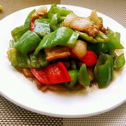 双椒炒肉片的做法[图]