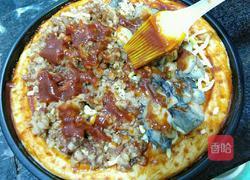 什锦海陆双拼披萨的做法图解11