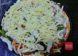 什锦海陆双拼披萨的做法图解16