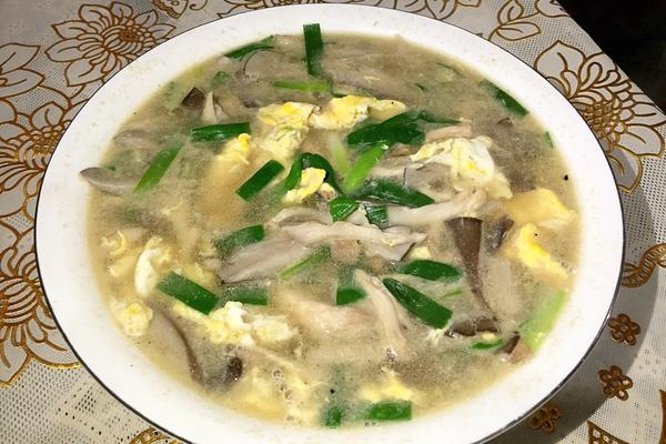 蘑菇鸡蛋汤的花样做法