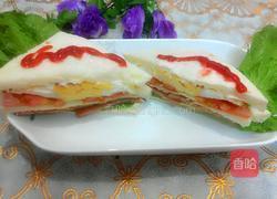 自制三明治的做法图解9