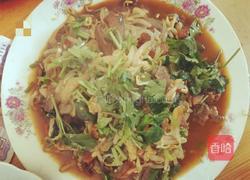 豆芽炒肉片的做法图解6