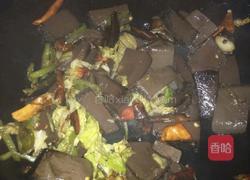 辣炒鸭血的做法图解4