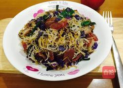 腊味炒粉米的做法图解8