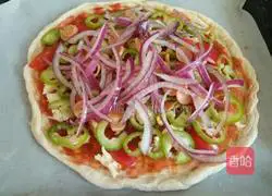 Illustration of homemade pizza 11