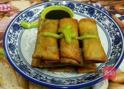 荠菜虾仁春卷(芥末味)的做法图解12