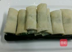 荠菜虾仁春卷(芥末味)的做法图解8