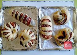 花式豆沙面包的做法图解8