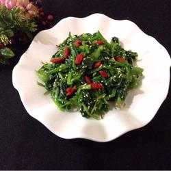 凉拌菠菜的做法[图]