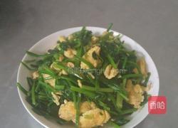 菠菜炒蛋的做法图解5