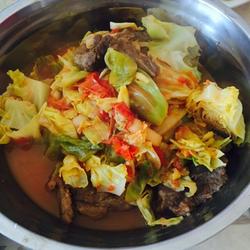 番茄包菜炖排骨的做法[图]