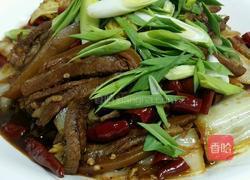 黄白菜醋烧羊肉的做法图解13