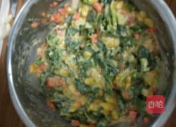 玉米胡萝卜饼的做法图解8
