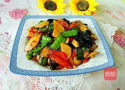 少油杂蔬杏鲍菇的做法图解12