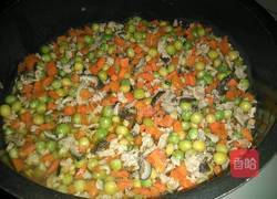 青豆胡萝卜咸饭的做法图解3