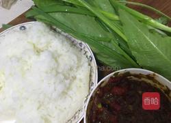 青菜拌米饭的做法图解1