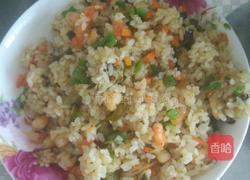 虾子和萝卜辣椒腌菜炒饭的做法图解10