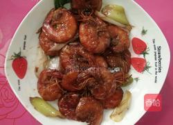 葱爆大虾的做法图解4