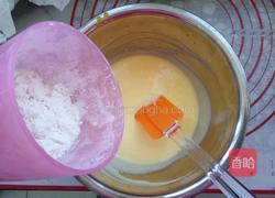 蓝莓椰丝蛋糕卷的做法图解4