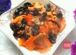 木耳葫萝卜的做法图解5