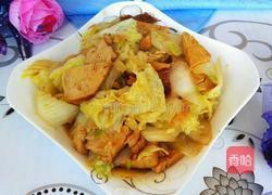 素鸡炒白菜的做法图解6