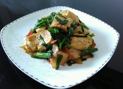 大蒜白干炒肉片