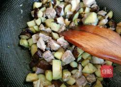 茄子打卤面的做法图解3