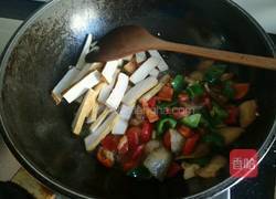 腊肉炒香干的做法图解5