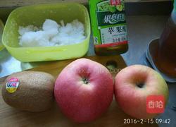 苹果猕猴桃果酱(面包机版)的做法图解1