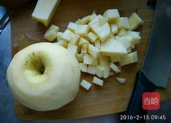 苹果猕猴桃果酱(面包机版)的做法图解3