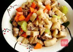 肉炒藕丁的做法图解5