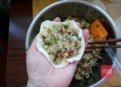 大白菜韭菜馅饼的做法图解10