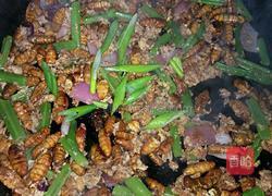 香煎蚕蛹的做法图解6