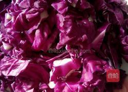 紫甘蓝甜馒头的做法图解3