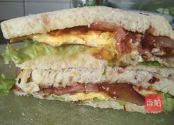 培根三明治的做法图解10