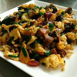 香菇炒鸡蛋的做法[图]