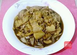 五花肉焖菜干的做法图解8